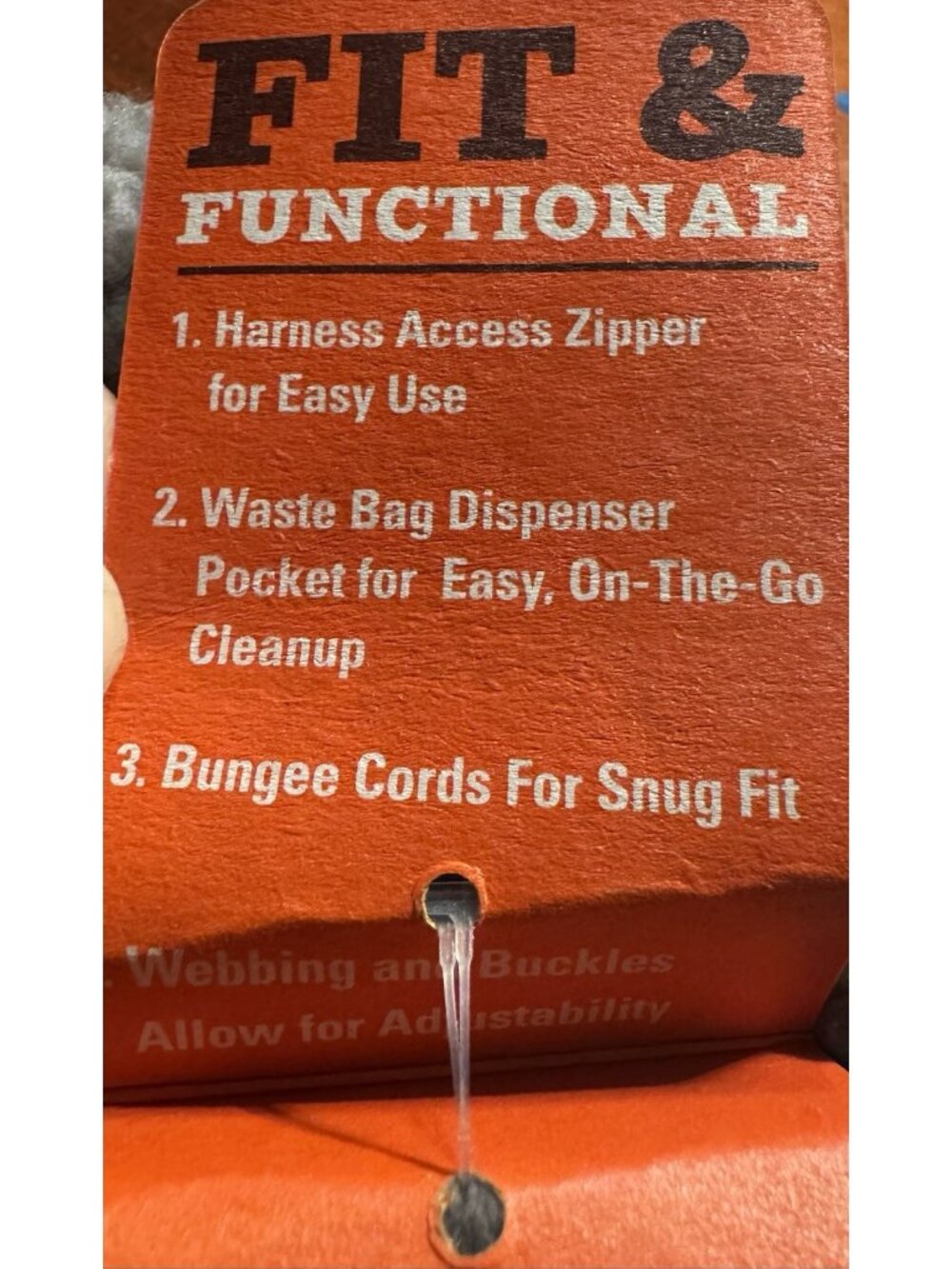 Arcadia Trail Dog Adjustable Insulated Coat Vest w Waste Bag Pocket Size Large - Picture 6 of 6